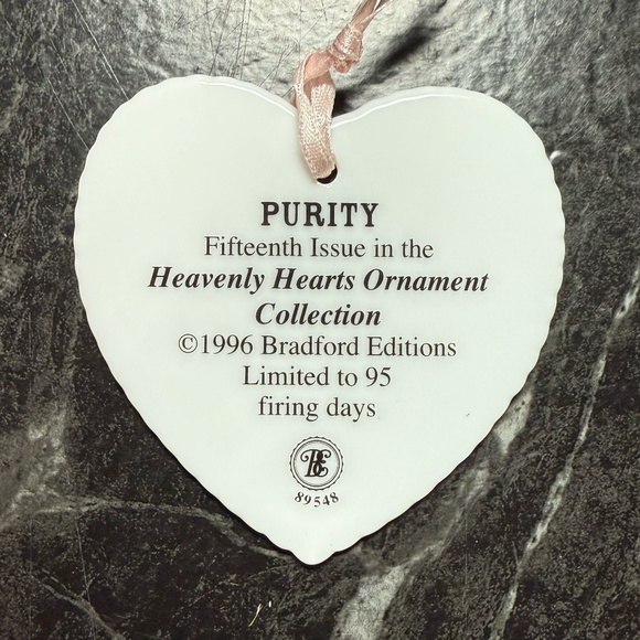 THE BRADFORD EDITIONS “Purity” and “Loving Kindness” Ornaments #1815A - Picture 8 of 10